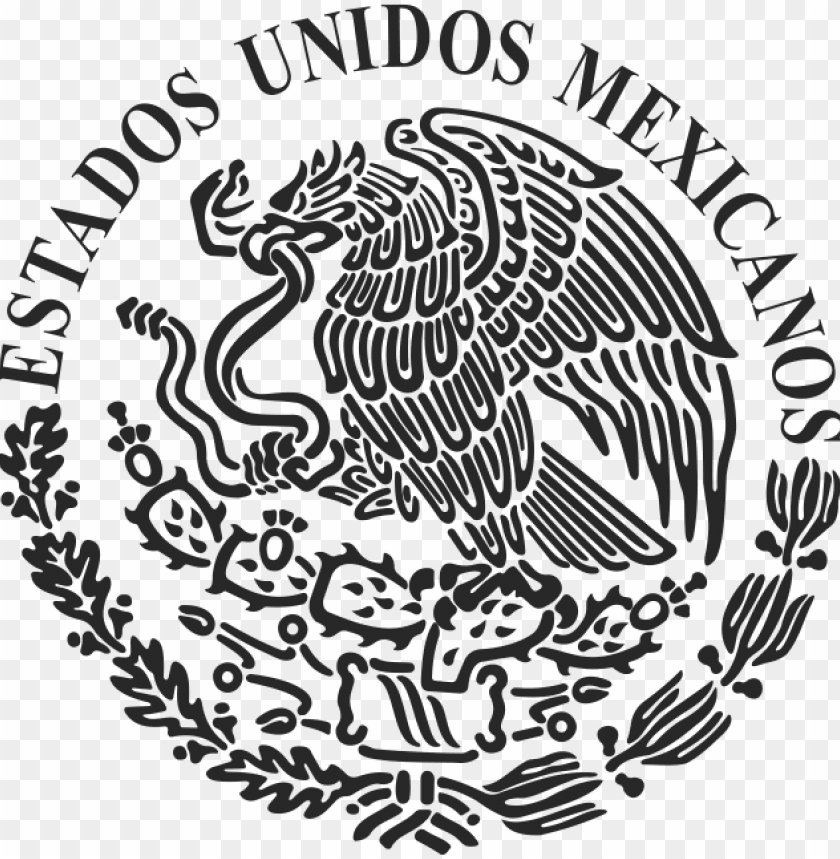 vector transparent library escudo nacional mexicano - escudo nacional mexic...