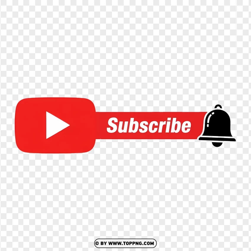 Vector Youtube Subscribe And Bell Symbol PNG Transparent Background