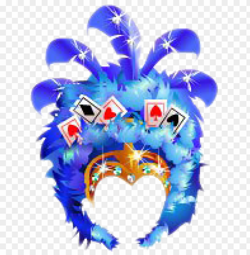 vegas showgirl headdress blue png - Free PNG Images@toppng.com