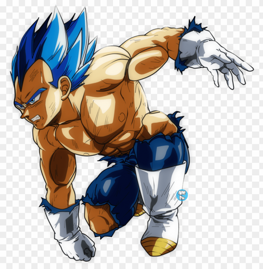 Vegeta Ssj Blue Evolution transparent background PNG clipart