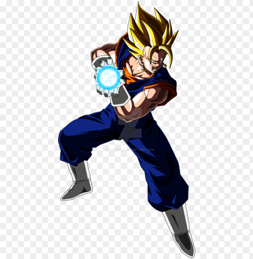 free PNG vegito kamehameha pose colored with energy ball by - dragon ball z kamehameha pose PNG image with transparent background PNG images transparent