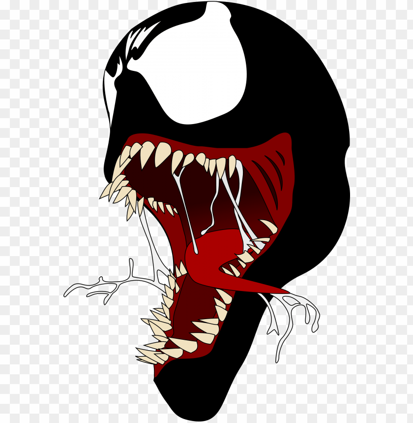 Venom Face - Venom PNG Transparent Background