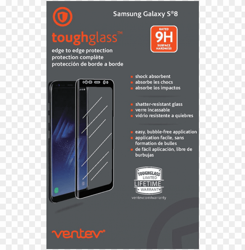 ventev toughglass edge to edge screen protector PNG transparent with Clear Background ID 82686