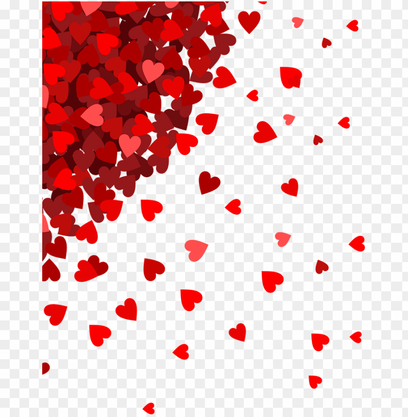 very small hearts in corner png valentines day background PNG transparent with Clear Background ID 202088
