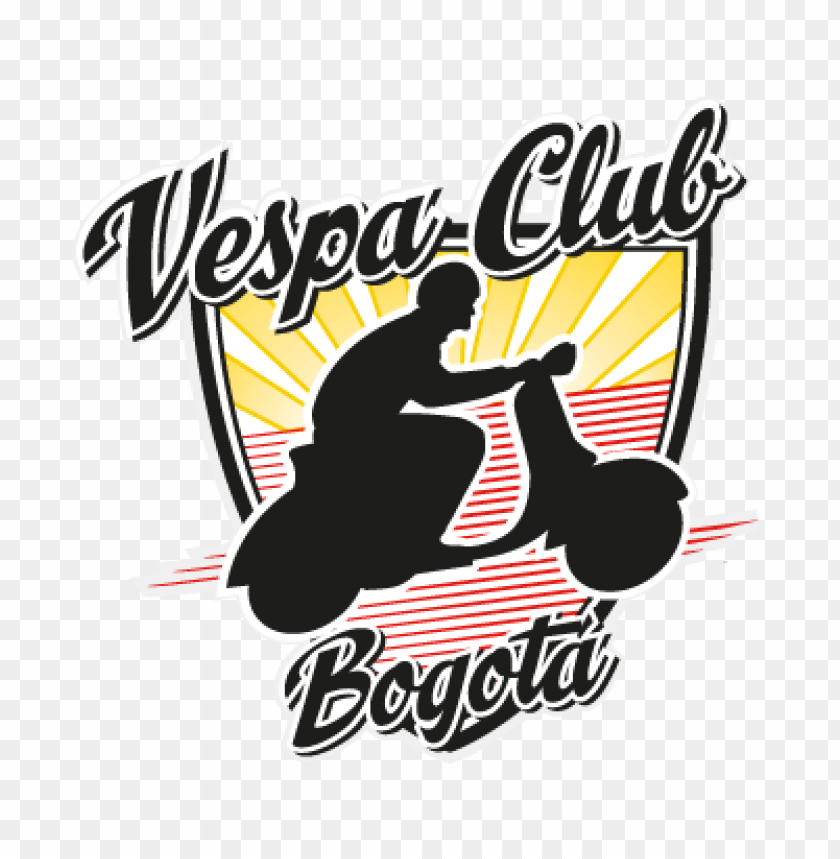  vespa club bogota vector logo free - 463218