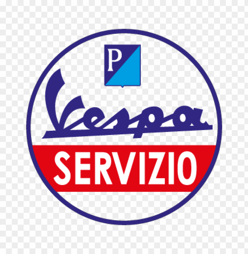  vespa servizio vector logo free download - 463205