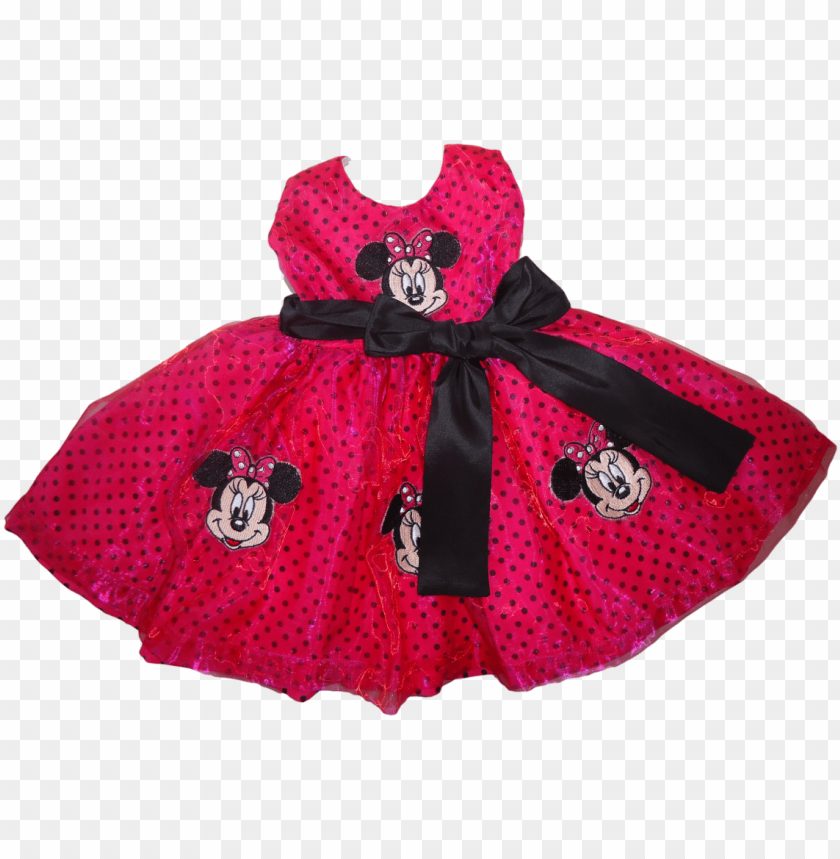vestido minnie rosa pink/preto PNG image with transparent background |  TOPpng