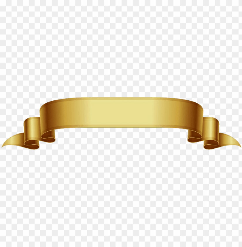 Vetor Fita Dourada Gold Freetoedit Gold Banner Vector Png Transparent With Clear Background Id