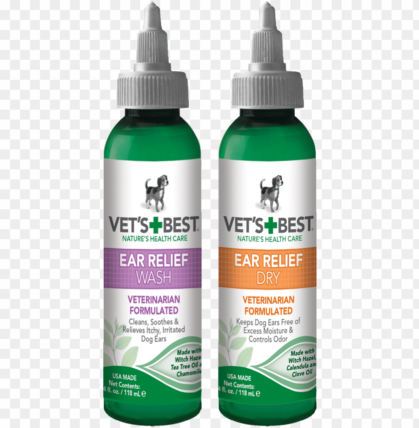 vets best dog ear cleaner kit ear relief wash dry pet ear relief wash 4 ounces PNG transparent with Clear Background ID 176426