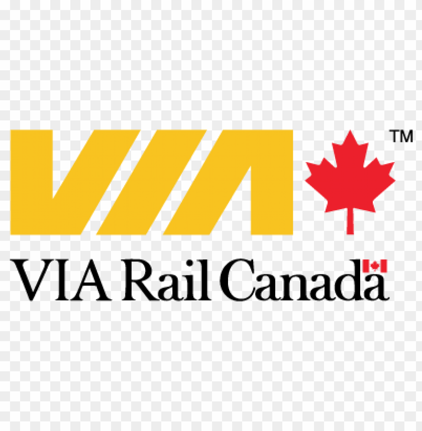  via rail canada logo vector - 467144