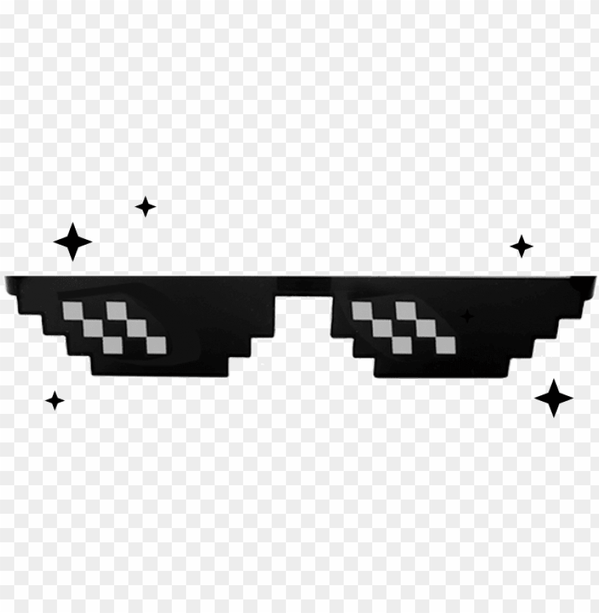 vibrating sound with the same mosaic glasses anime deal with it glasses PNG transparent with Clear Background ID 285156