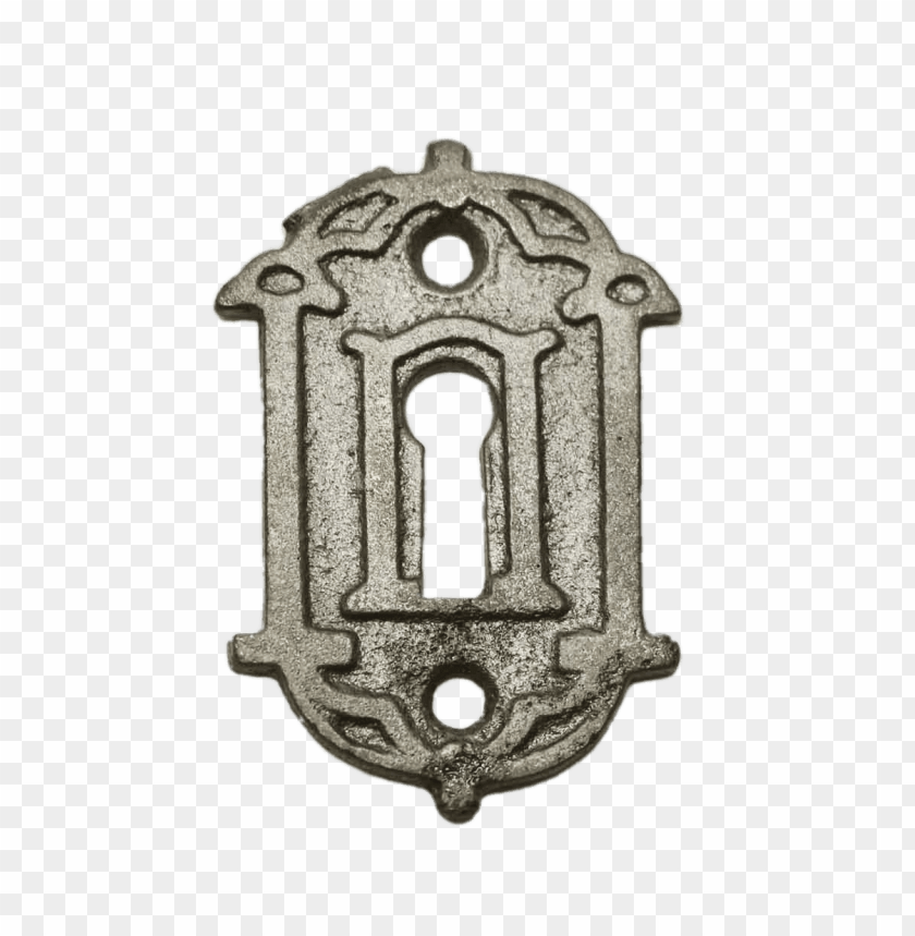 Victorian Keyhole Cover Plate PNG Image With Transparent Background
