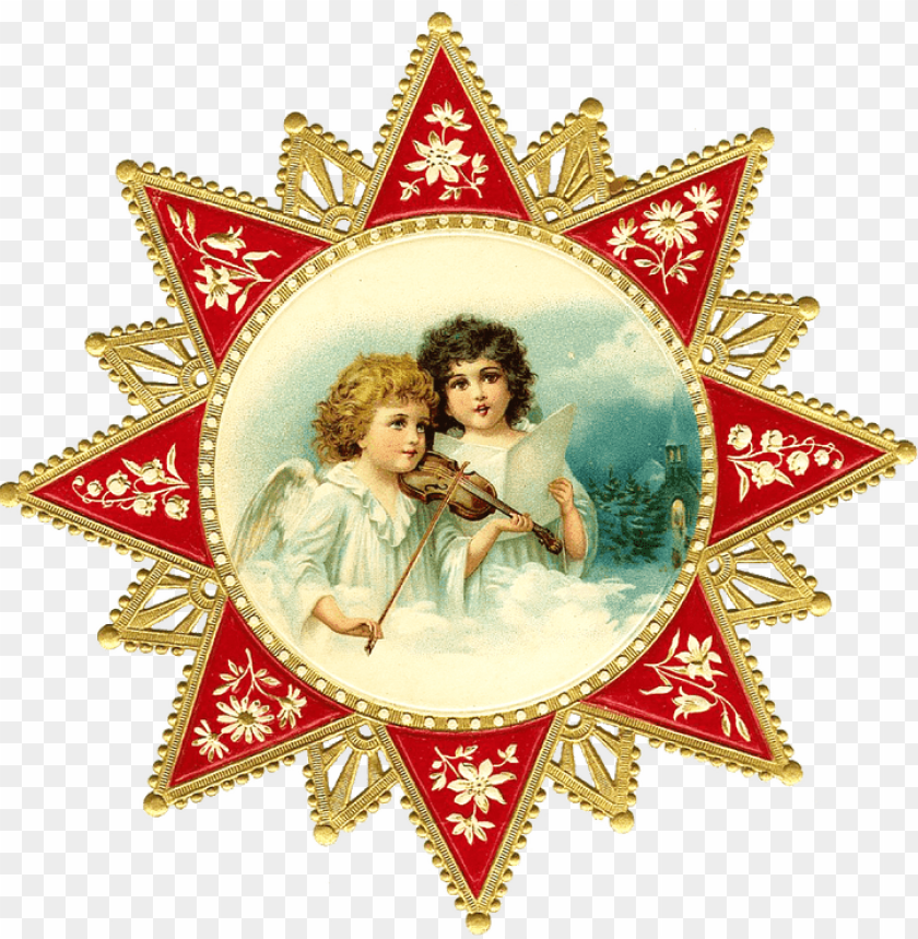 people, children, victorian vintage cherubins in a star, 