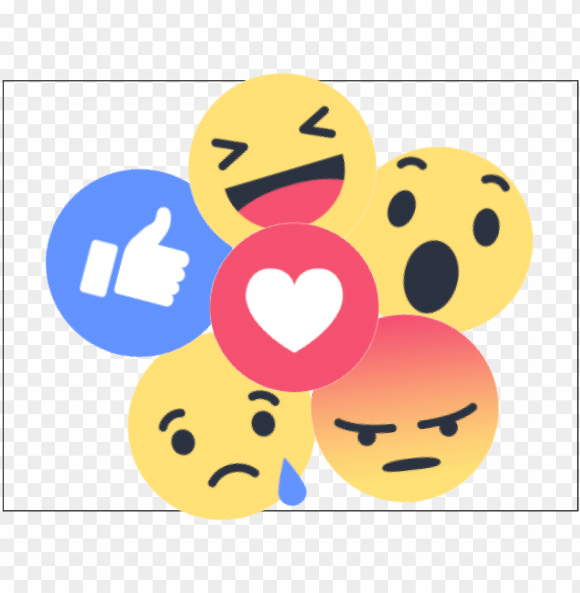 emotion icons, happy face, sad emoji, surprised expression, love symbol, angry emoji, thumbs up