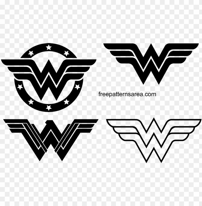 View Larger Image Wonder Woman Logo Symbol Silhouette Wonder Woman Svg Free PNG Image With Transparent Background