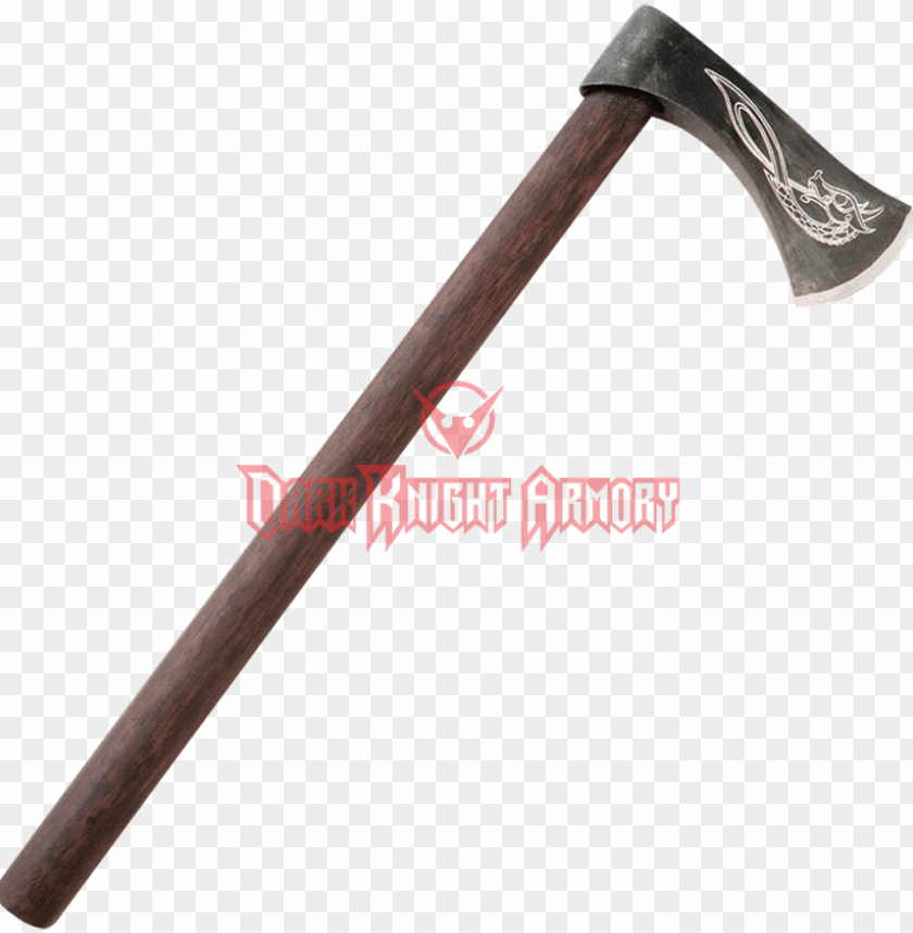 Viking Battle Axe - Viking Throwing Axe Template PNG Image With Transparent Background