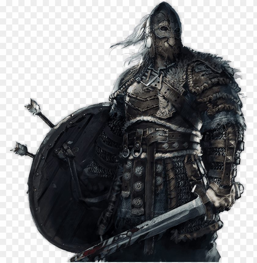 Transparent background PNG image of viking warrior - Image ID 71014