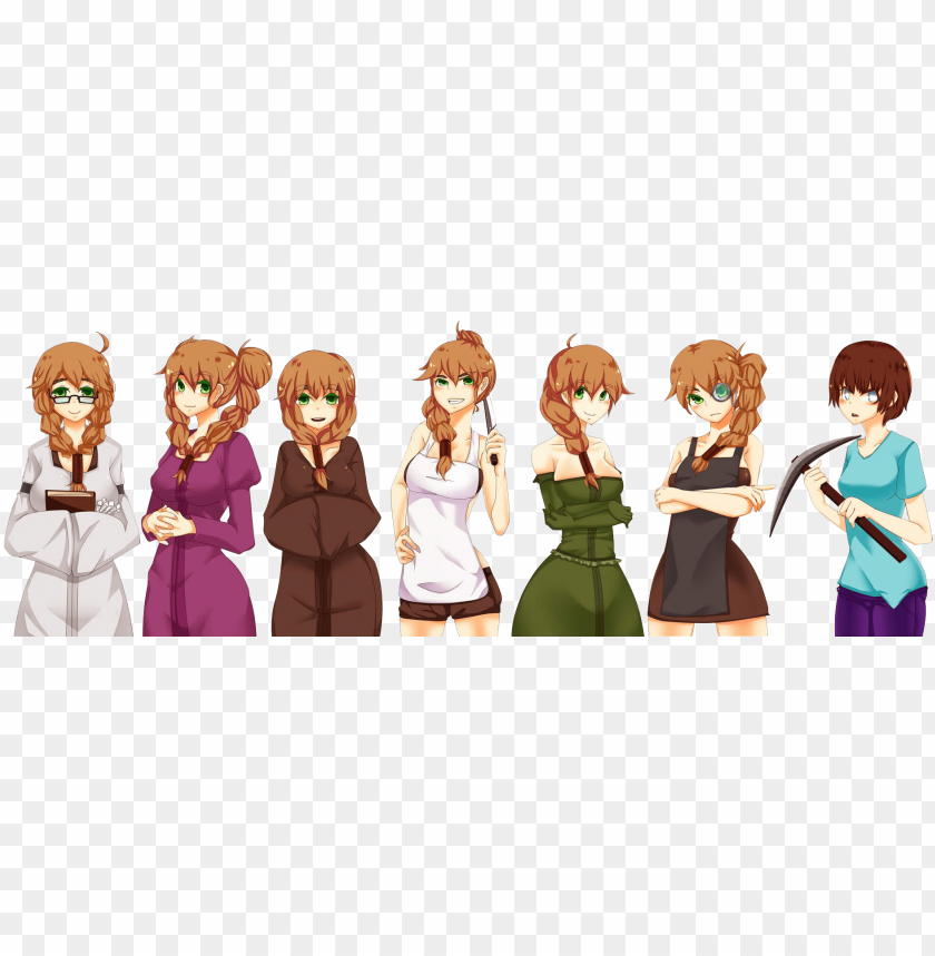 Undefined - Herobrine Daughter Transparent PNG - 640x640 - Free Download on  NicePNG