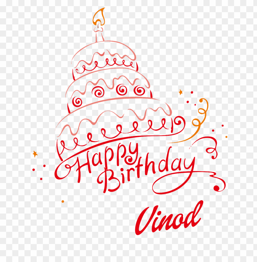 Download vinod happy birthday name png png images background | TOPpng