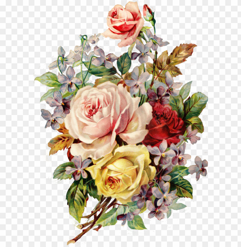 Vintage Flowers Png Image With Transparent Background Toppng