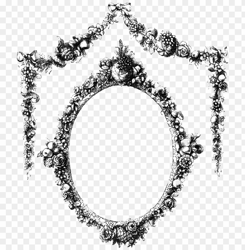 miscellaneous, frames, vintage, vintage frame with flowers, 