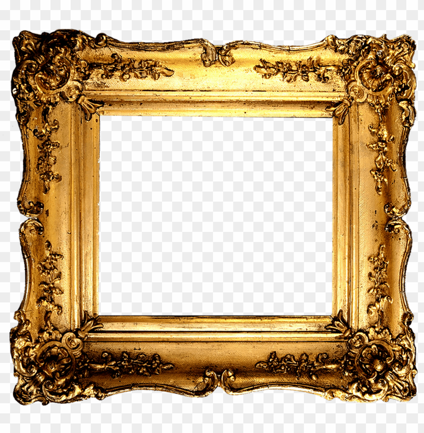 miscellaneous, frames, vintage gold frame, 