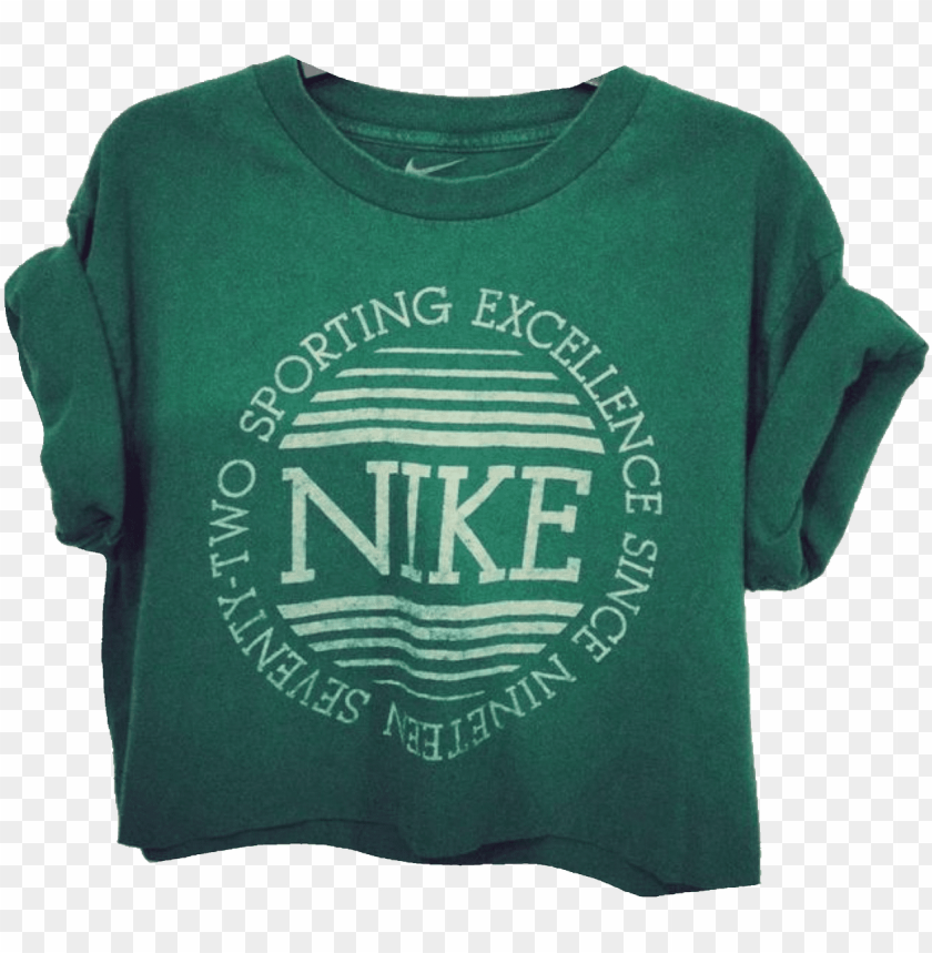 Vintage Green Nike Shirt Png Image With Transparent Background - nike sb t shirt roblox