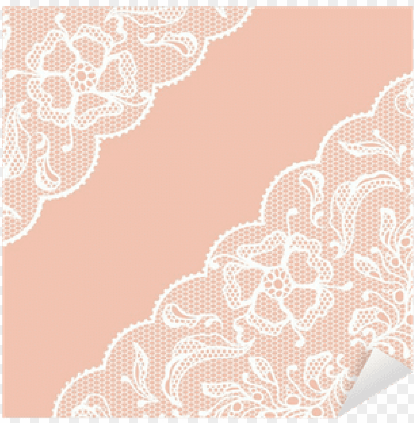 free PNG vintage lace frame, ornamental flowers - lace PNG image with transparent background PNG images transparent