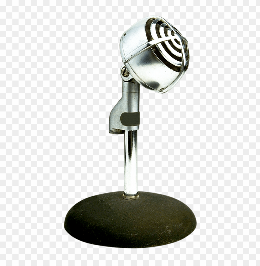Clear vintage microphone PNG Image Background ID 4909