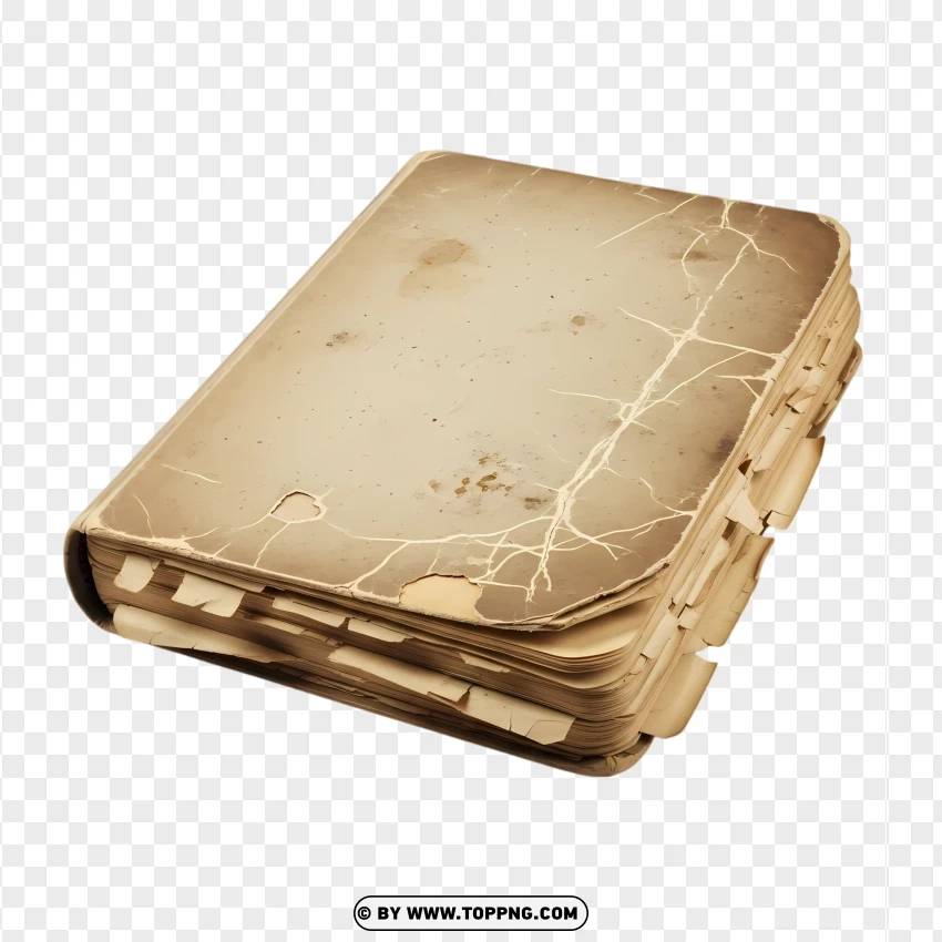 Vintage School Notebook PNG Transparent Background