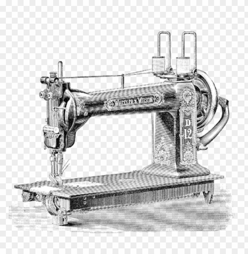 free PNG Download vintage sewing machine png images background PNG images transparent
