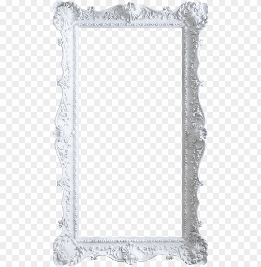 vintage white frame png