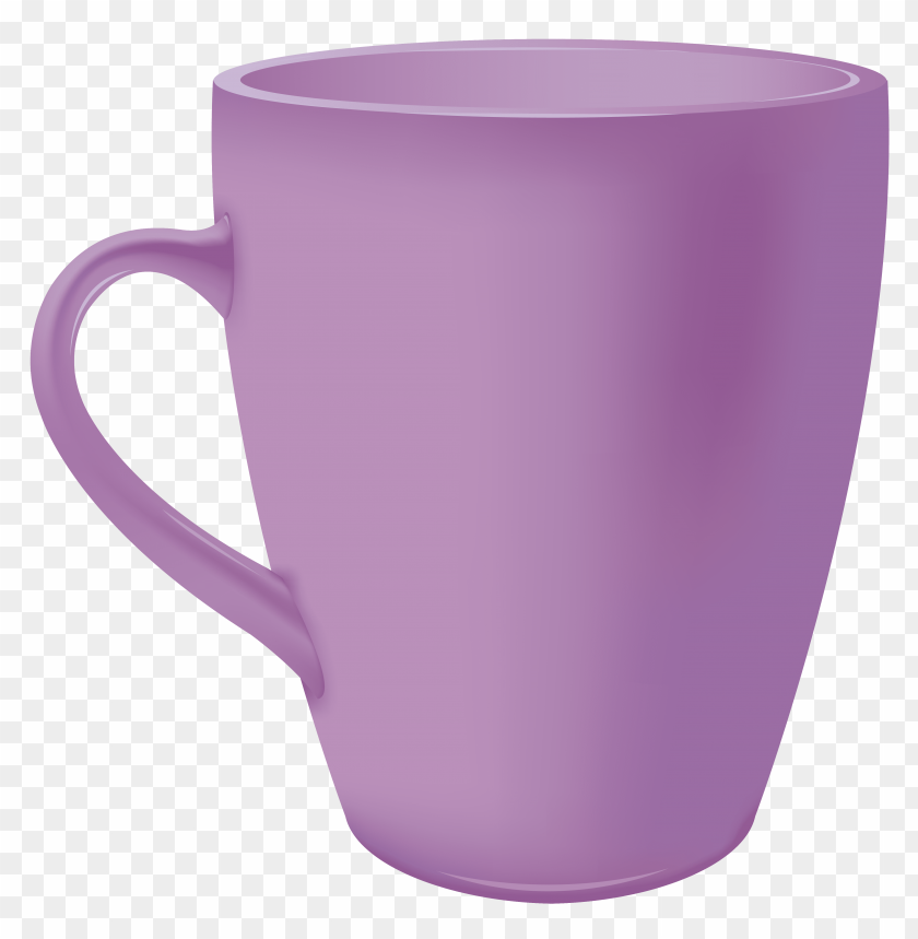 cup, violet