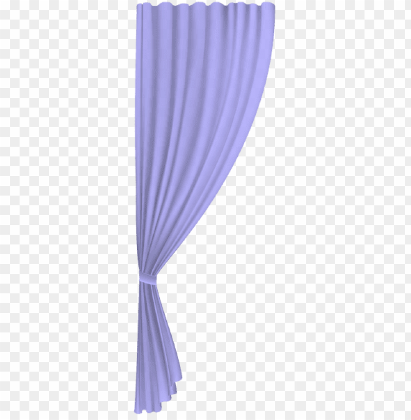 violet curtain transparent