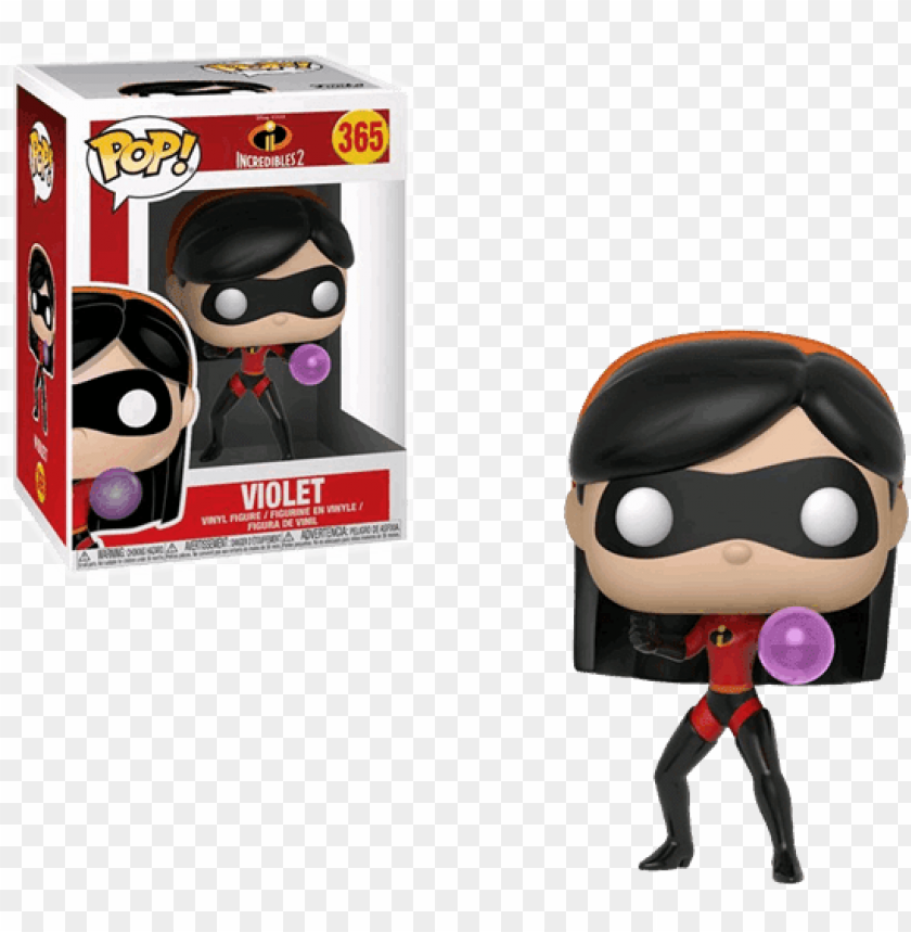 violet pop vinyl figure funko pop the incredibles 2 PNG transparent with Clear Background ID 236884