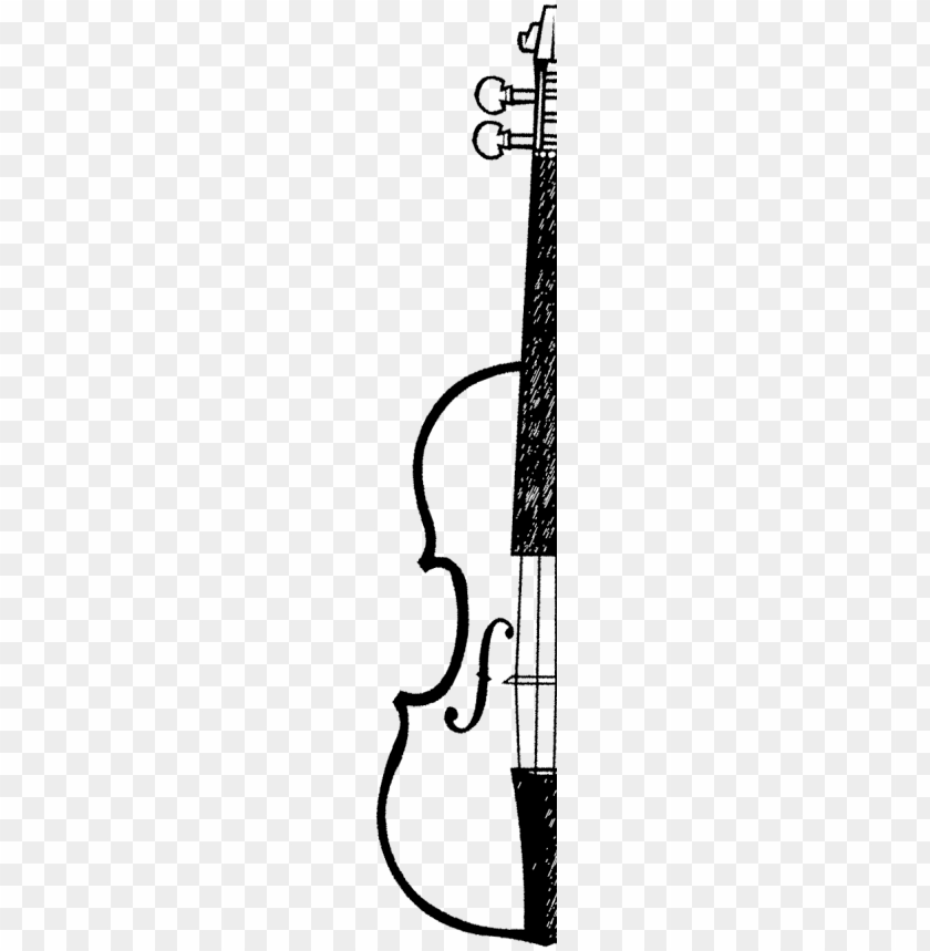 violin clipart half PNG image with transparent background@toppng.com