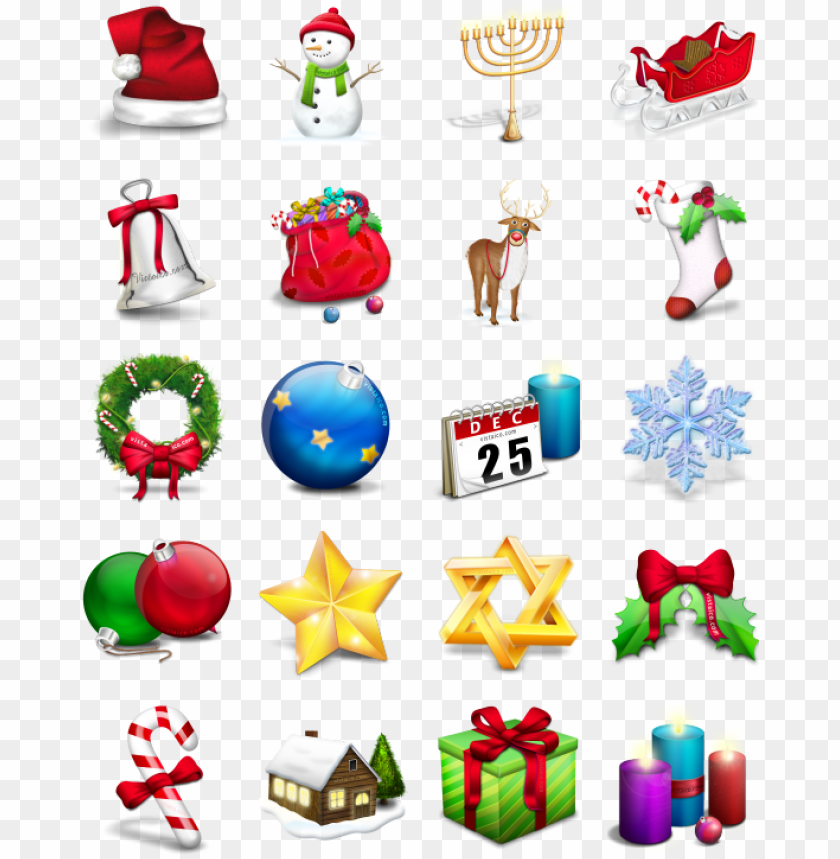 free PNG vista christmas icon pack by vista - christmas icon pack png - Free PNG Images PNG images transparent