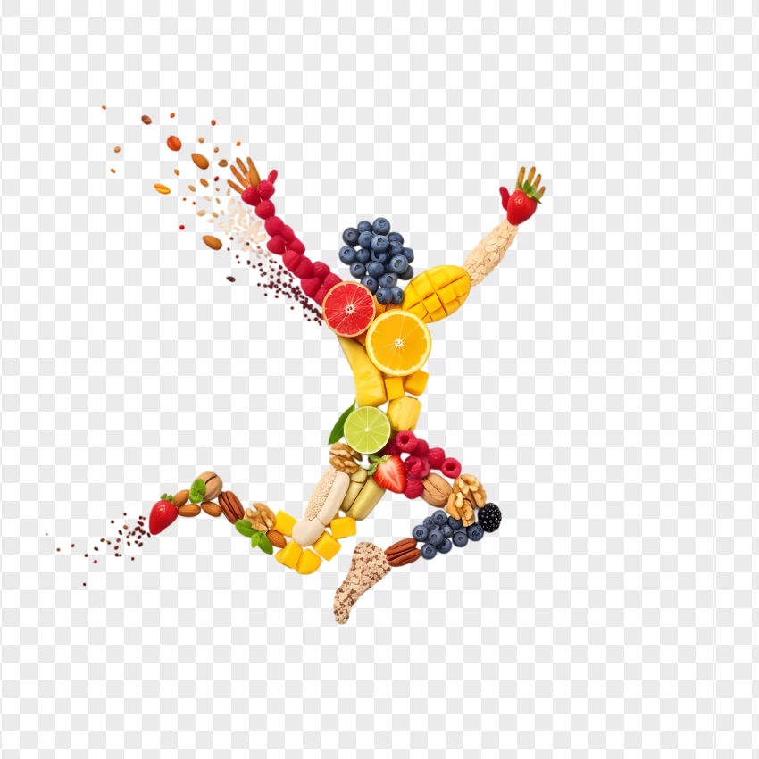 Vital Energy Jump Figure PNG Transparent Background