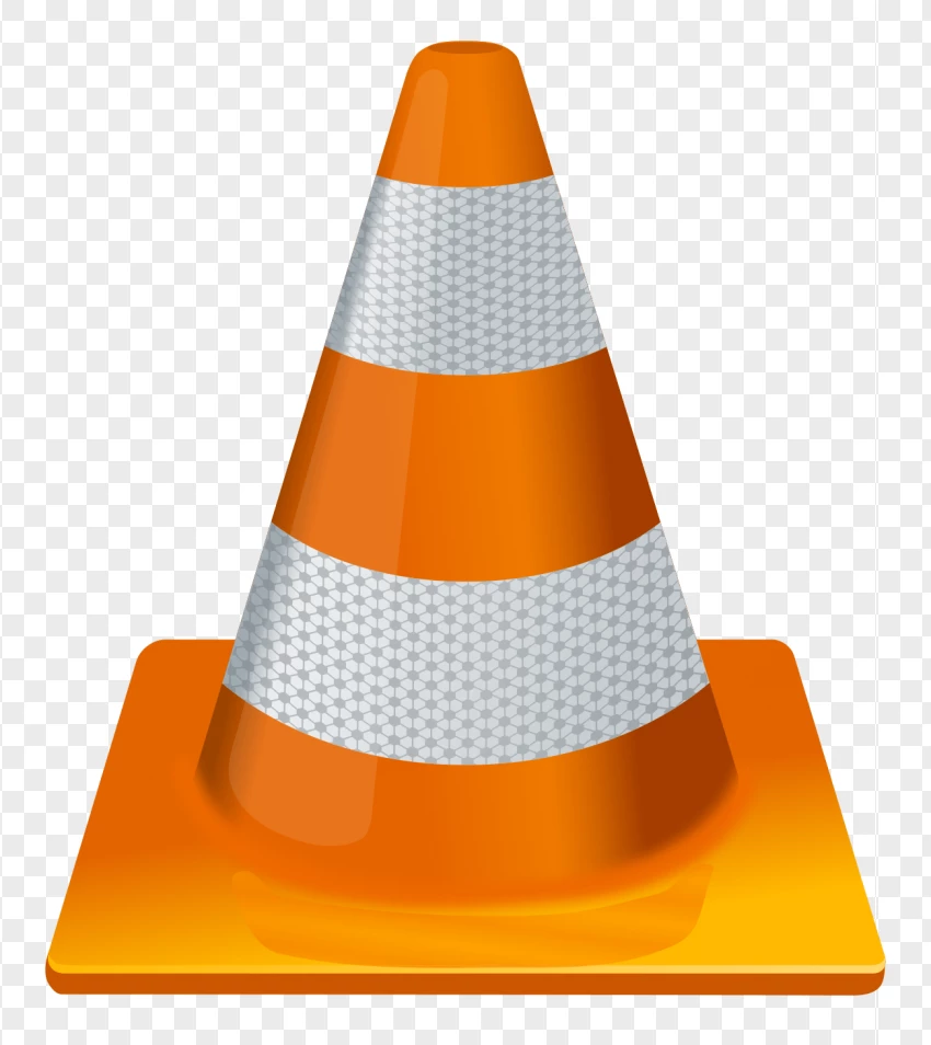 Vlc Media Player Cone Logo PNG Transparent Background