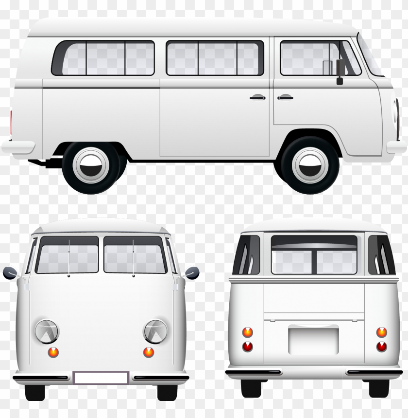 volkswagen van illustration white PNG image with transparent background@toppng.com
