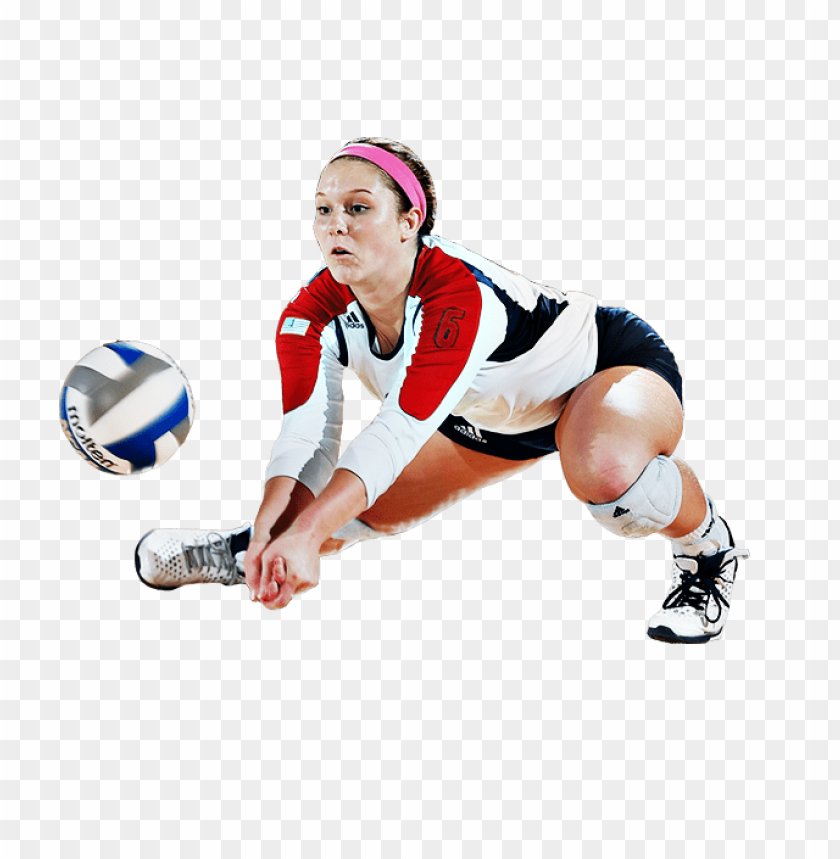 PNG image of volleyball player with a clear background - Image ID 17838