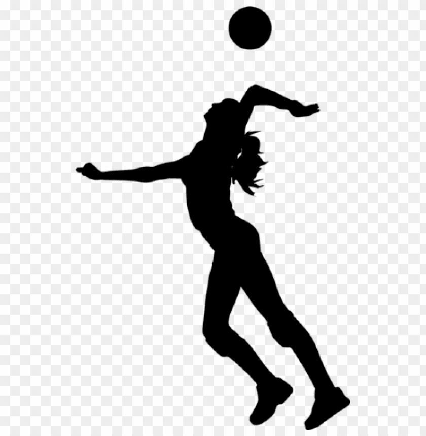 volleyball hitter clipart