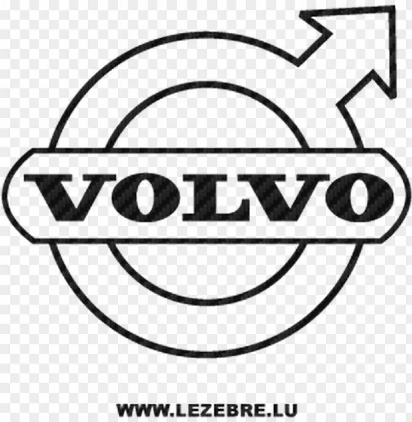 Volvo Logo Carbon Decal Volvo Logo 1959 Png Image With