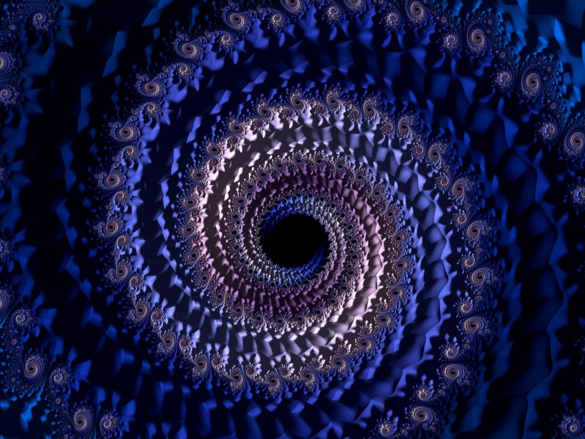 vortex, swirling, 3d, fractal, abstraction