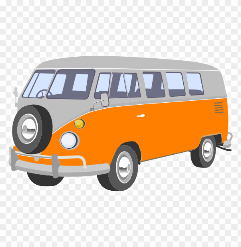 vw bus clipart volkswagen van clipart PNG transparent with Clear Background ID 268706