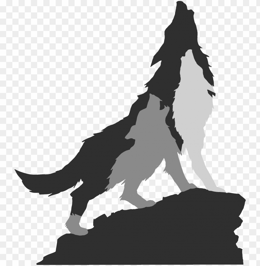 w0lf l0g0 with legg blk - wolf pack wolf silhouette PNG image with transparent background@toppng.com