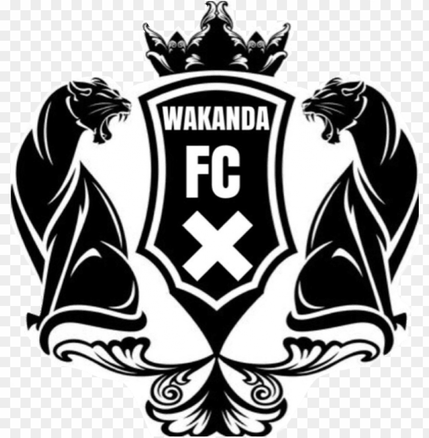 Wakanda Fc Panther Coat Of Arms Png Image With Transparent Background Toppng