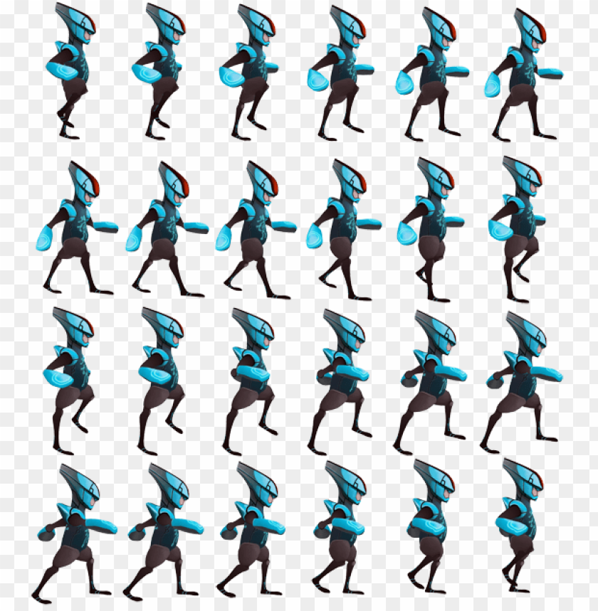walking character game sprite sheet PNG transparent with Clear Background ID 87463