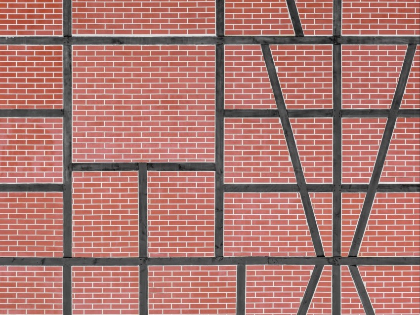 wall, brick, lines, texture