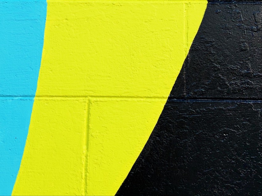 wall, paint, surface, yellow, black